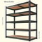 5 Tier Heavy Duty Shelving Unit 2000 Lb Capacity Adjustable Metal Storage Rack For Garage And Wareh 7