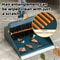 2 Piece Broom And Dustpan Set Folding Broom Sweeping Set With Standing Dustpan For Home Use 1