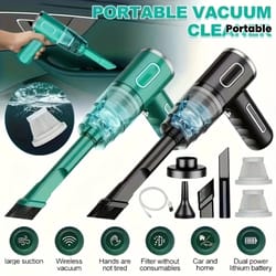 usb rechargeable portable car vacuum wireless handheld wet dry mini vacuum cleaner for home and auto