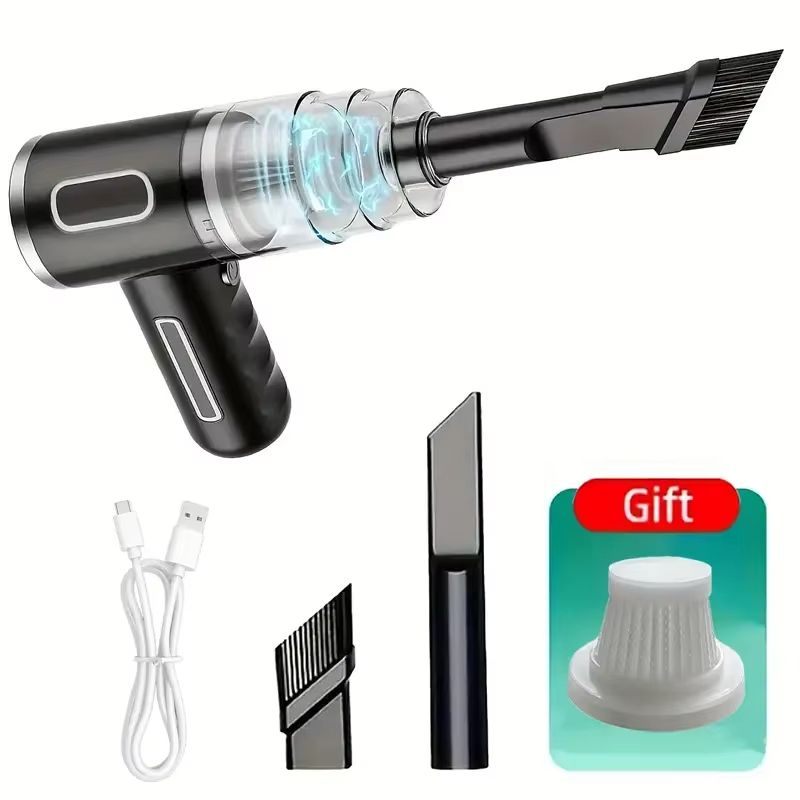 USB Rechargeable Portable Car Vacuum Wireless Handheld Wet Dry Mini Vacuum Cleaner For Home And Aut 1