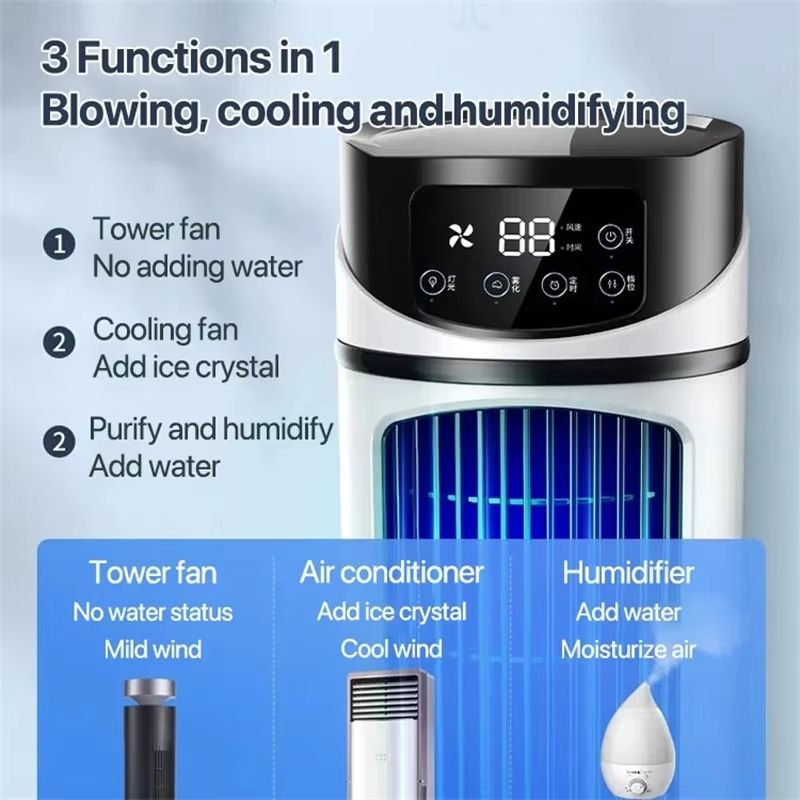 USB Mini Evaporative Air Cooler Fan With Water Cooling For Home And Office 3