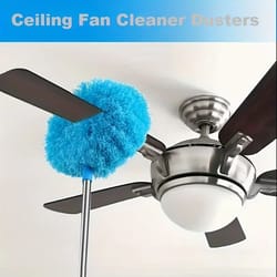 extendable chicken feather duster with electrostatic dust collector for household cleaning