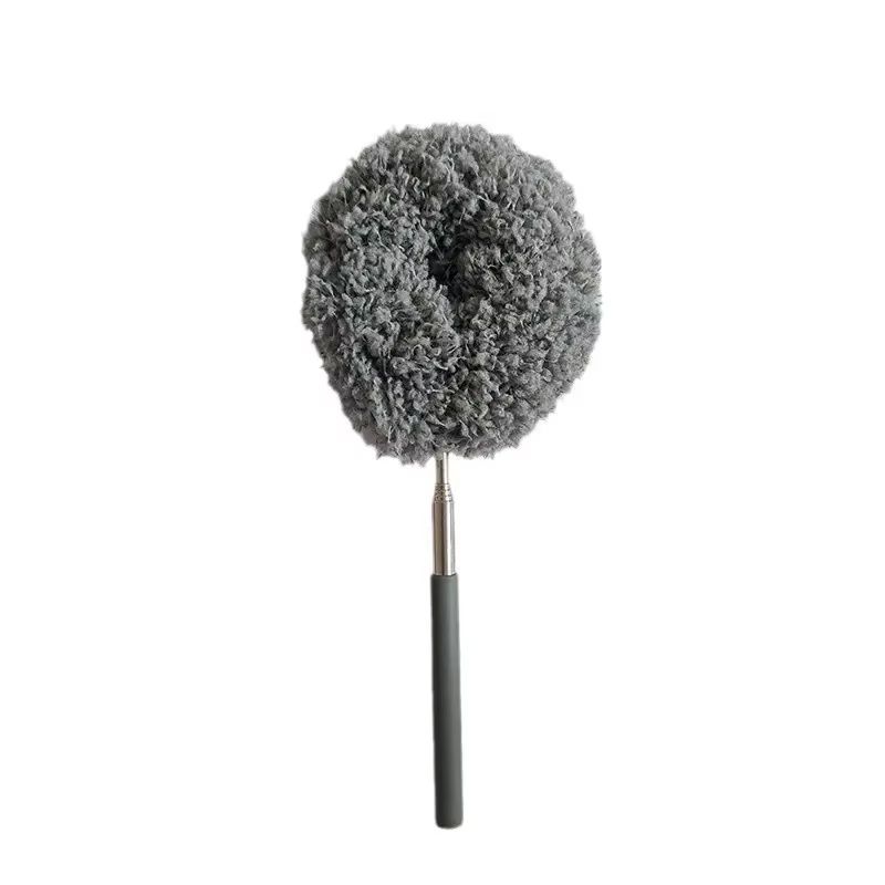Extendable Chicken Feather Duster With Electrostatic Dust Collector For Household Cleaning 3