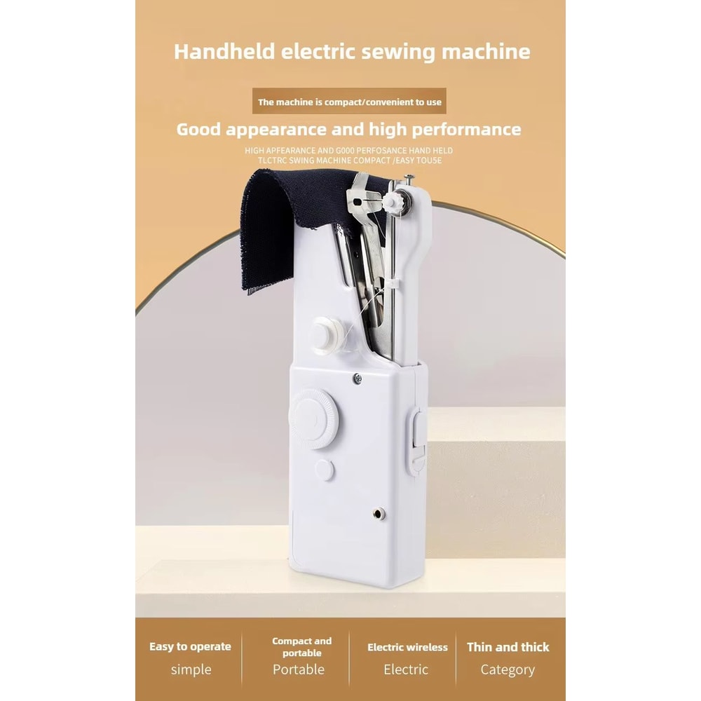 Portable Mini Manual Sewing Machine For Home DIY Tailoring 5