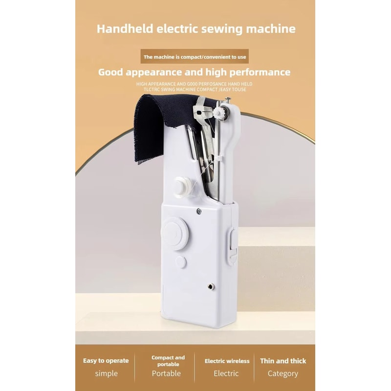 Portable Mini Manual Sewing Machine For Home DIY Tailoring 5