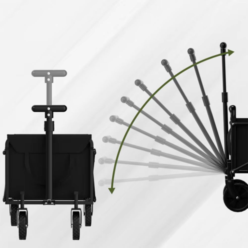 Portable Folding Utility Wagon Cart For Outdoor Garden Beach And Shopping 3