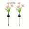 Solar Flower Garden Lights Outdoor Decorative Lighting With Glowing Stems 6