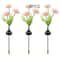 Solar Flower Garden Lights Outdoor Decorative Lighting With Glowing Stems 7