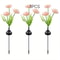 Solar Flower Garden Lights Outdoor Decorative Lighting With Glowing Stems 7
