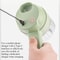 Cordless 4in1 Electric Garlic Mincer Vegetable Cutter Set Portable Handheld Food Chopper 3