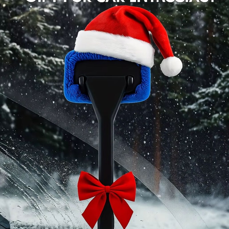 Car Window Cleaner Brush Kit LongHandle Auto Glass Wash Tool Set 3