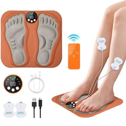 portable 3d smart foot massage pad with remote control 8 modes 29 levels
