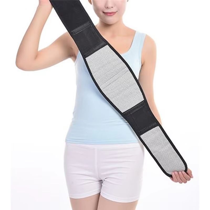 Adjustable SelfHeating Lumbar Support Belt With Massage Band For Back Pain Relief 3