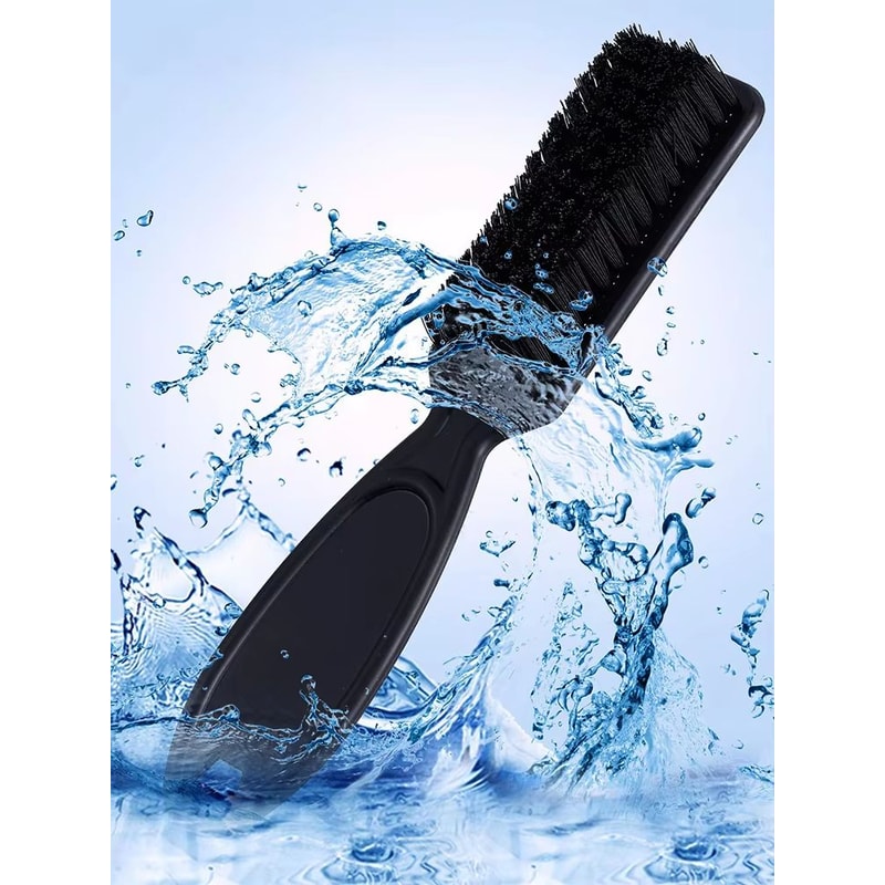 Barber Neck Duster Brush Set For Men With Round Hairdressing And Beard Brushes 4