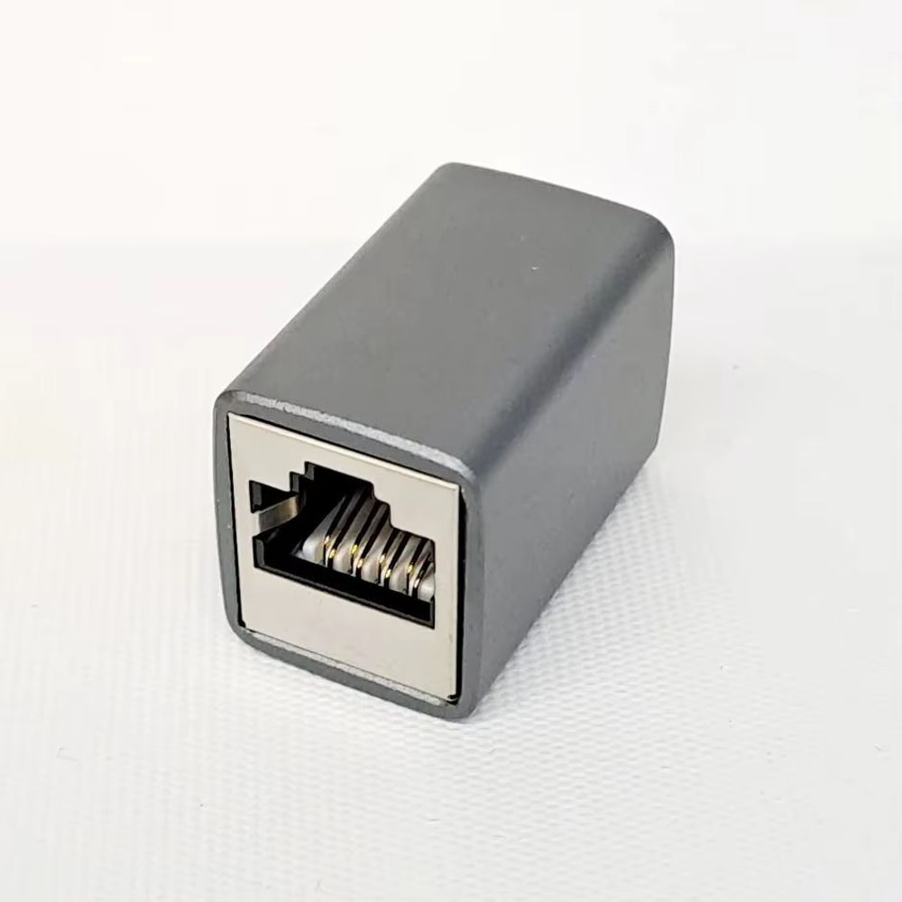 Ethernet RJ45 FemaletoFemale Coupler Connector For Cat5Cat8 Cable Extender 9