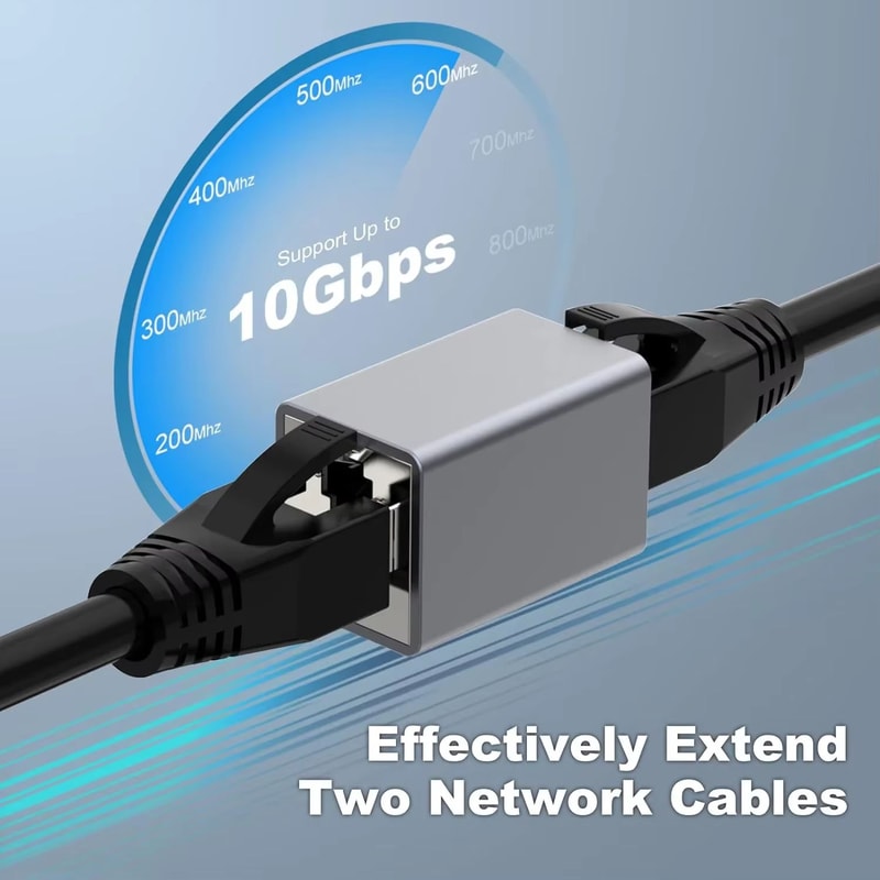 Ethernet RJ45 FemaletoFemale Coupler Connector For Cat5Cat8 Cable Extender 13