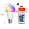 16Color RGB LED Multicolor Bulb With E27 Base And 24Key Remote Control 7
