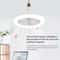 2in1 Ceiling Fan Lamp With Adjustable 3Speed Fan And Dimmable E27 LED Light 1