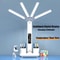 Multifunction USB Charging 3Color LED Desk Lamp With Fan And Clock 8