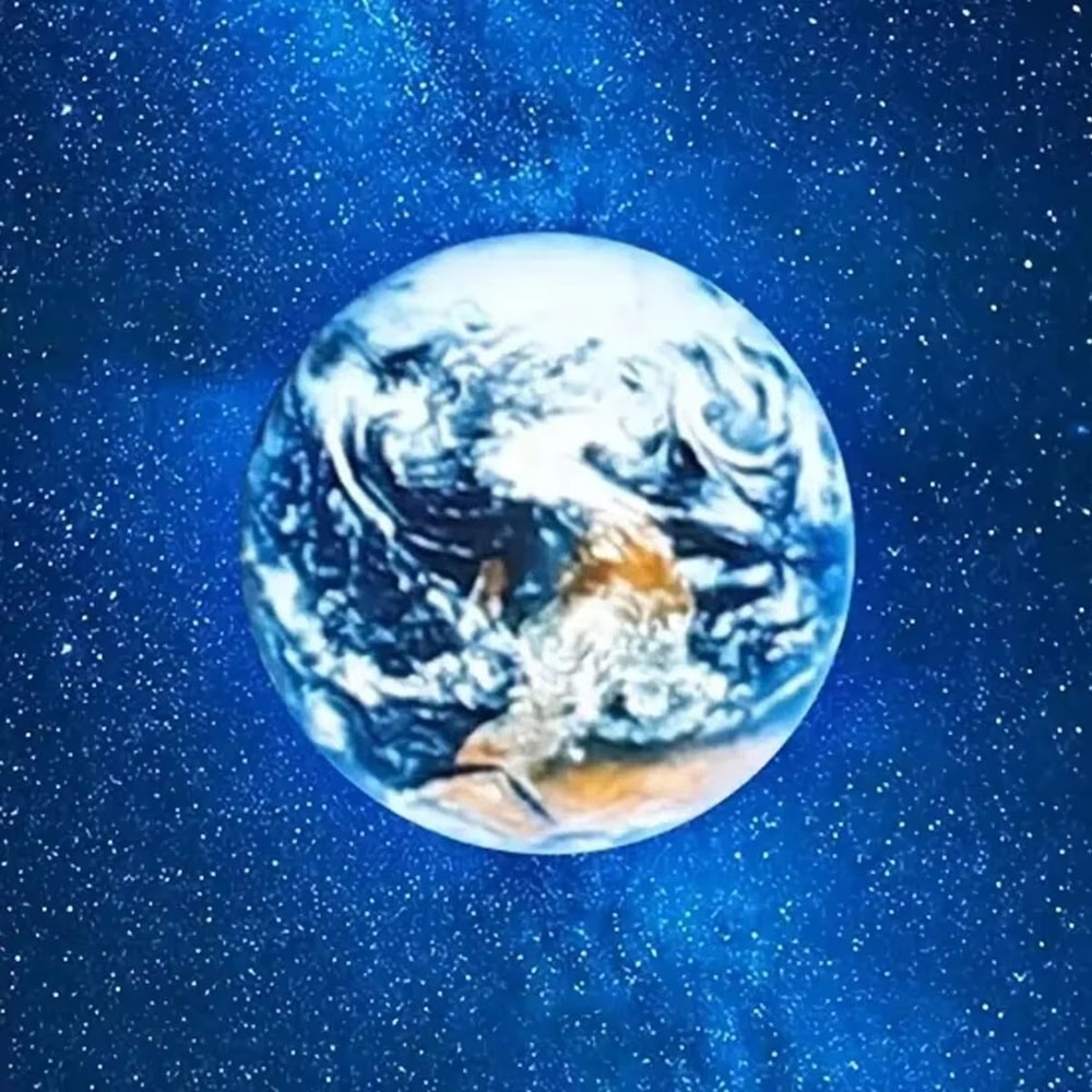 USB Ceiling Moon And Earth Projection Atmosphere Light For Room Decor 5