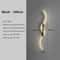 Minimalist LED Wall Lamp Long Strip Indoor Lighting Fixture For Bedroom And Living Room 9