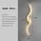 Minimalist LED Wall Lamp Long Strip Indoor Lighting Fixture For Bedroom And Living Room 6