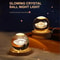 3D Crystal Ball Galaxy Lamp USB Night Light With Planet Projection For Cozy Room Decor 1