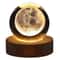 3D Crystal Ball Galaxy Lamp USB Night Light With Planet Projection For Cozy Room Decor 6