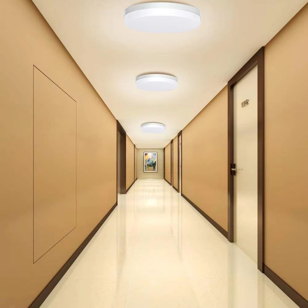 UltraThin Round LED Ceiling Light 6500 K Daylight Waterproof Flush Mount Fixture 1