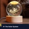 3D Crystal Earth Globe On Wooden Base Solar System Galaxy Desktop Decoration And Gift 8