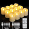 Rechargeable Flameless LED Candles With Timer And Remote For Home And Event Decor 0