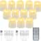Rechargeable Flameless LED Candles With Timer And Remote For Home And Event Decor 5