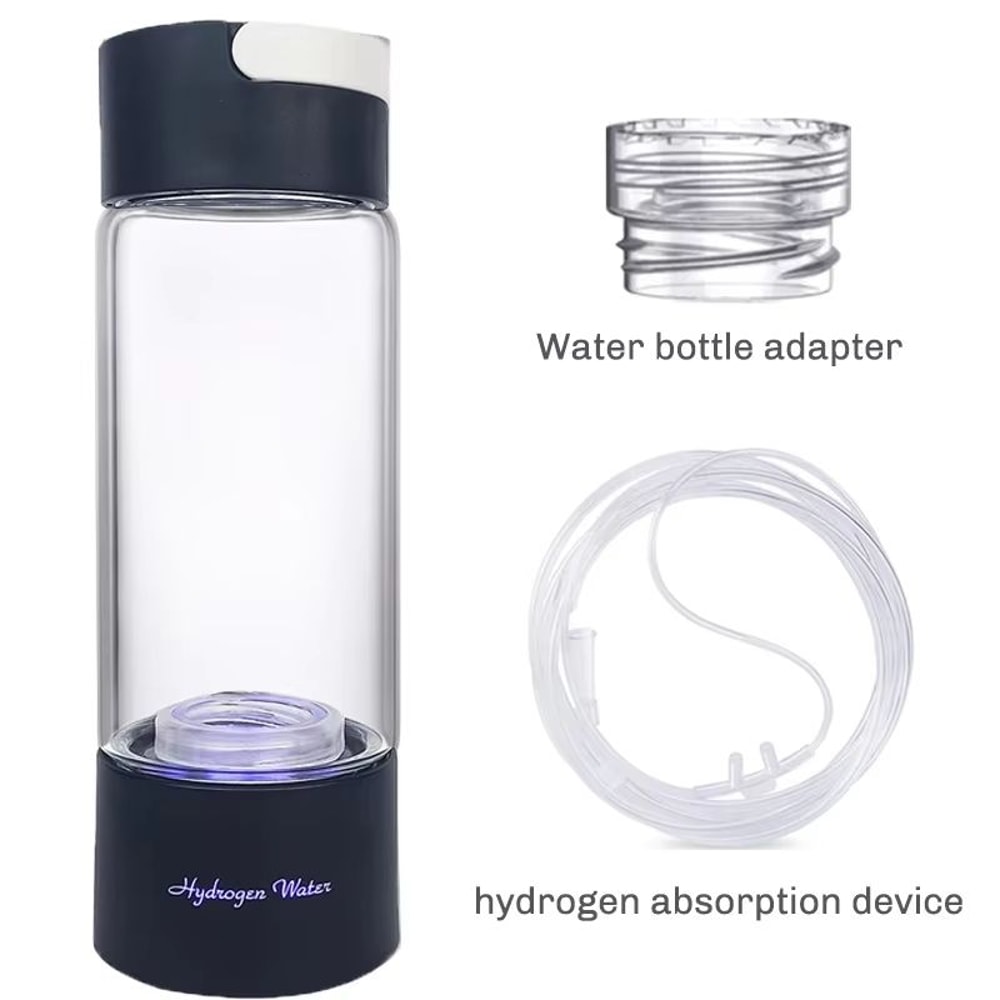 USB Rechargeable HydrogenRich Water Generator Bottle With Titanium Electrolysis 7