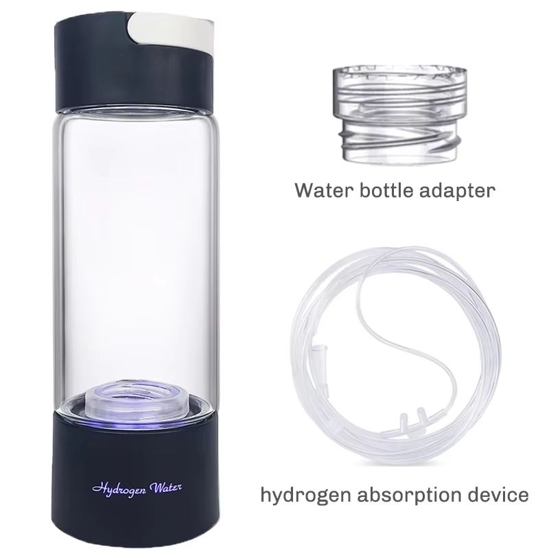 USB Rechargeable HydrogenRich Water Generator Bottle With Titanium Electrolysis 7