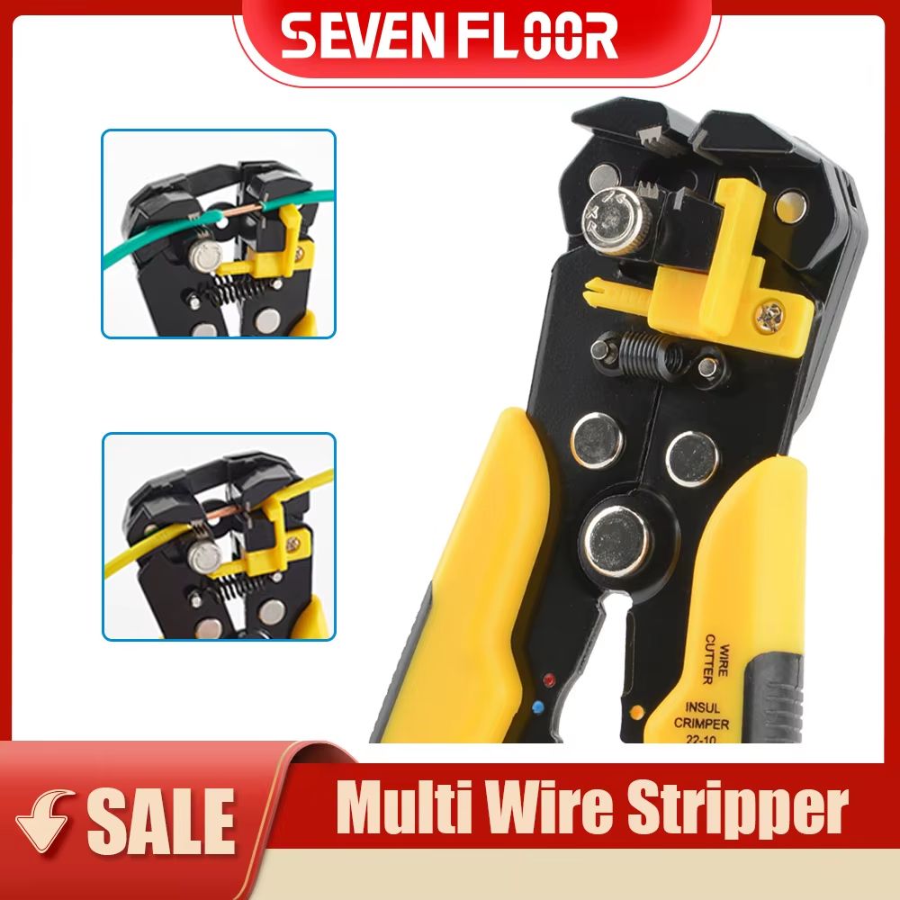 Multifunction Wire Stripper Crimper And Cutter Pliers Adjustable Automatic Hand Tool 0