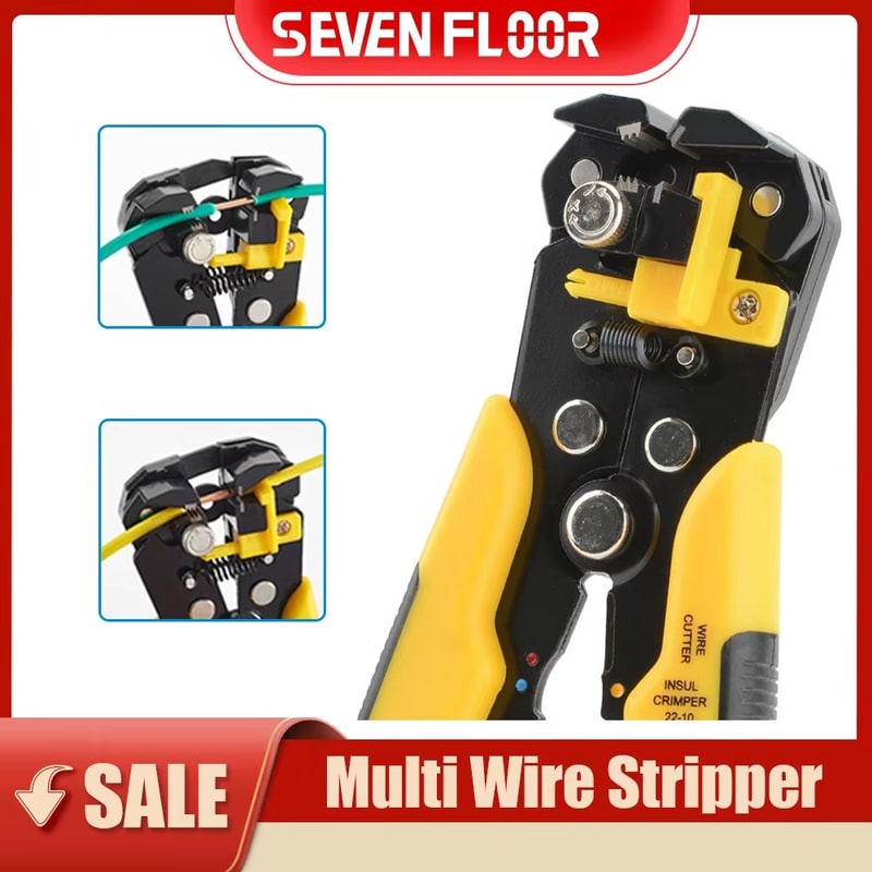 Multifunction Wire Stripper Crimper And Cutter Pliers Adjustable Automatic Hand Tool 0