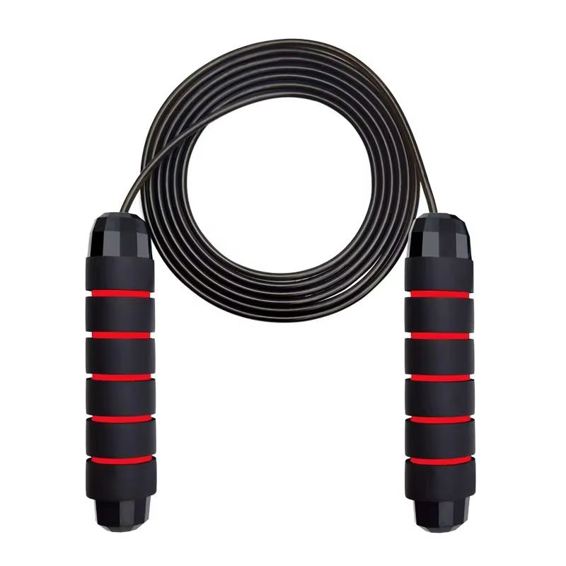 Adjustable Ball Bearing Speed Wire Jump Rope With Foam Handles For Fitness 7