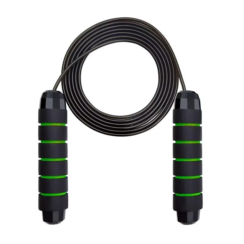 Adjustable Ball Bearing Speed Wire Jump Rope With Foam Handles For Fitness 8