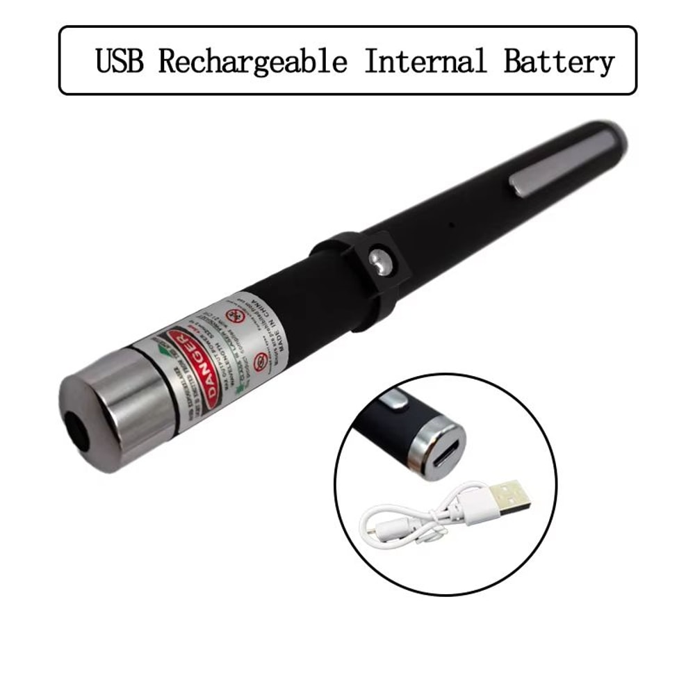 2in1 Mini Laser Pointer And LED Pet Training Flashlight For Cats And Small Pets 2