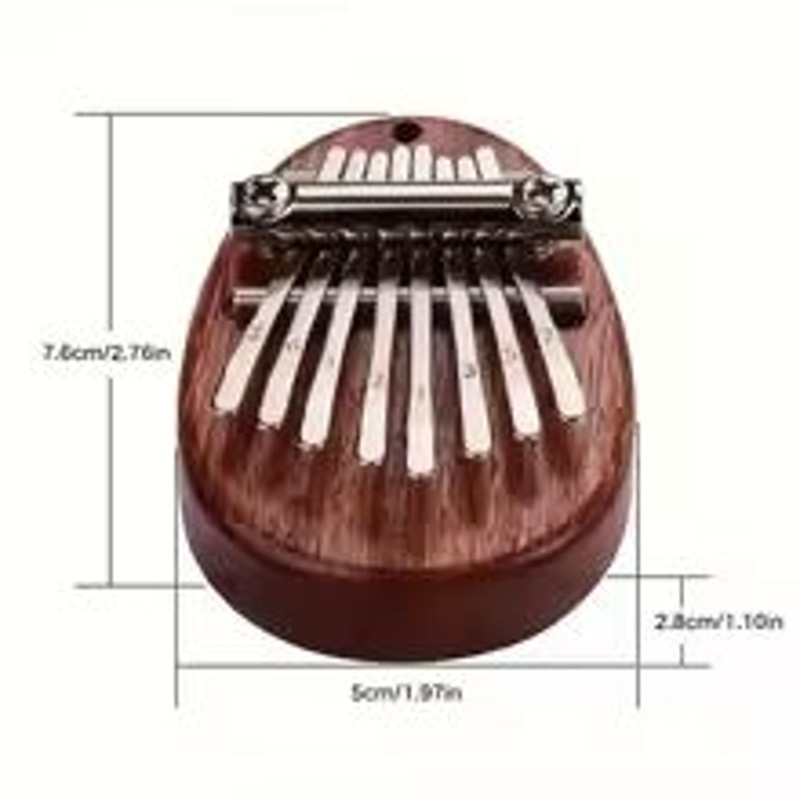8Key Mini Kalimba Thumb Piano Water Drop Portable Musical Instrument 2