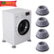 4 Pcs AntiVibration Feet Pads Waterproof NonSlip Silent Skid Raiser For Appliances And Furniture 0