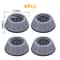 4 Pcs AntiVibration Feet Pads Waterproof NonSlip Silent Skid Raiser For Appliances And Furniture 1