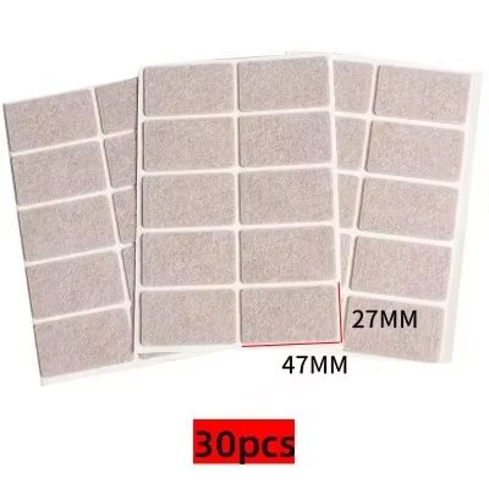 4 Pcs3 Pack SelfAdhesive Furniture Leg Felt Pads AntiSlip Floor Protectors 10