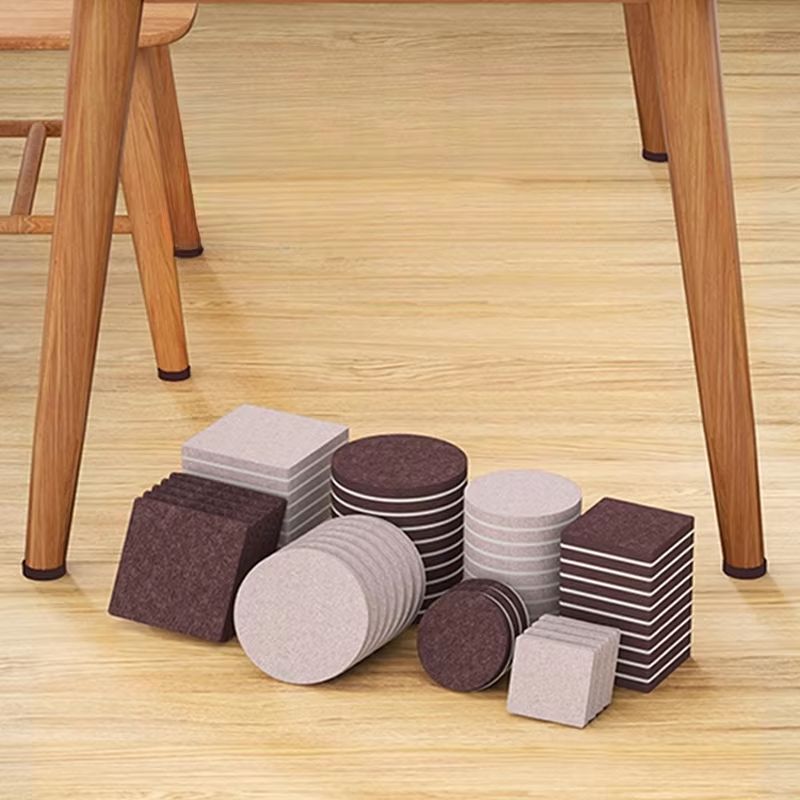 4 Pcs3 Pack SelfAdhesive Furniture Leg Felt Pads AntiSlip Floor Protectors 4
