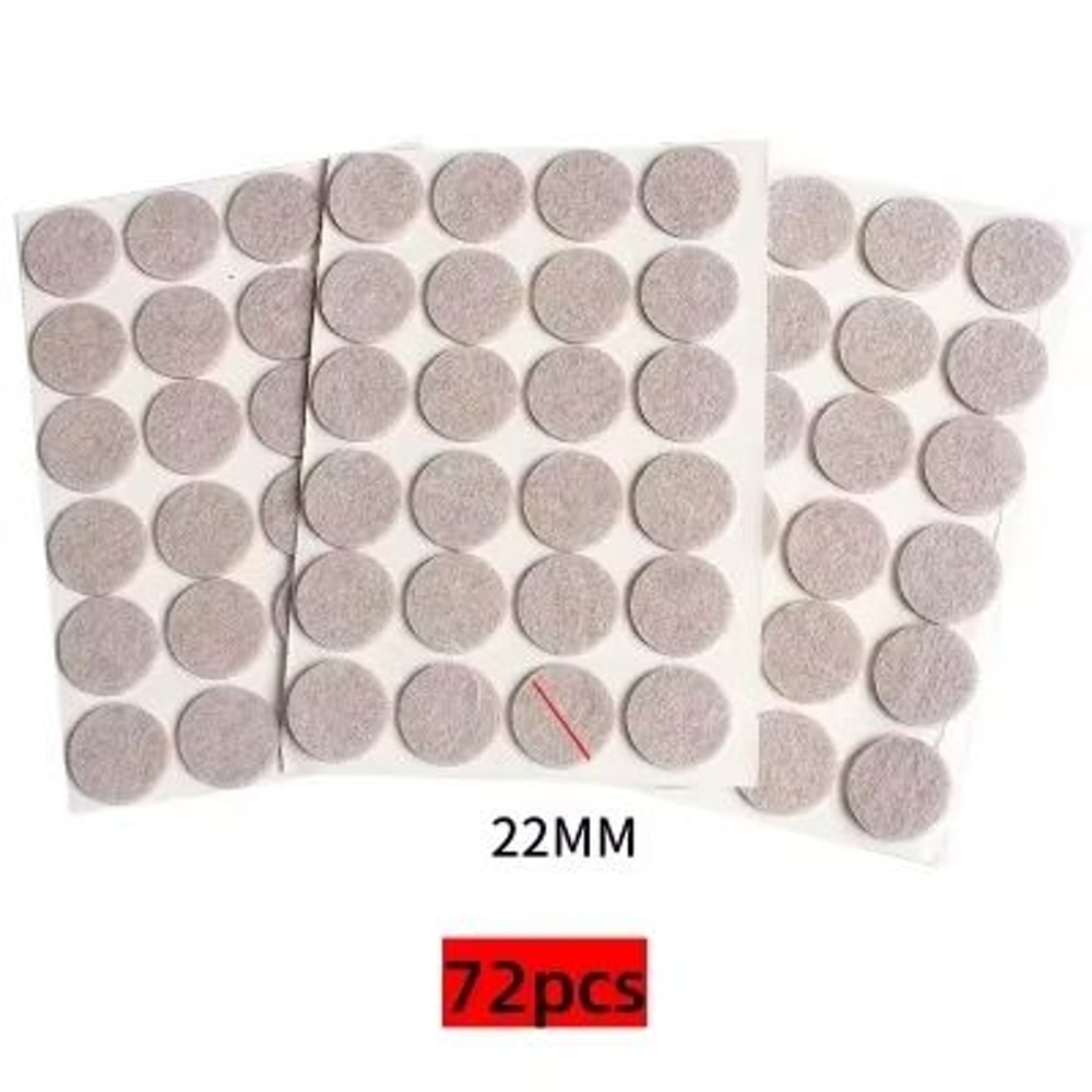 4 Pcs3 Pack SelfAdhesive Furniture Leg Felt Pads AntiSlip Floor Protectors 6