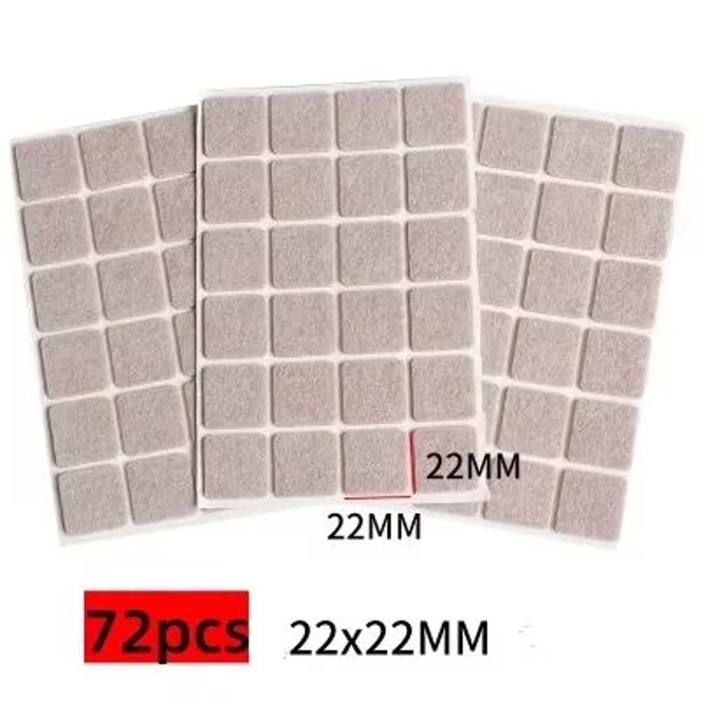 4 Pcs3 Pack SelfAdhesive Furniture Leg Felt Pads AntiSlip Floor Protectors 7