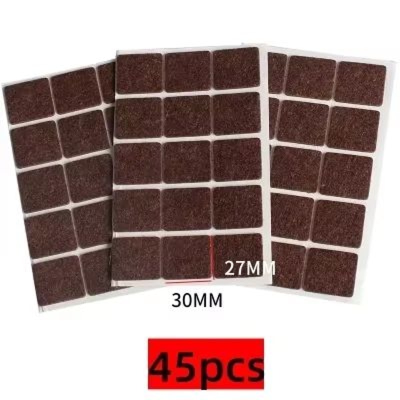 4 Pcs3 Pack SelfAdhesive Furniture Leg Felt Pads AntiSlip Floor Protectors 15