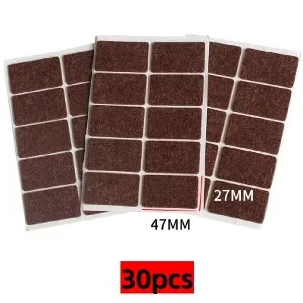 4 Pcs3 Pack SelfAdhesive Furniture Leg Felt Pads AntiSlip Floor Protectors 16