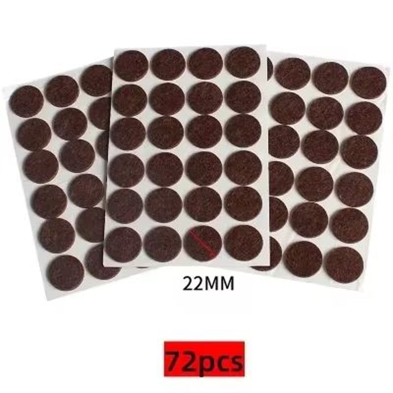 4 Pcs3 Pack SelfAdhesive Furniture Leg Felt Pads AntiSlip Floor Protectors 18