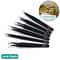 6 Pcs Precision Long ESD Stainless Steel Tweezers Set For Electronics And Repair 0